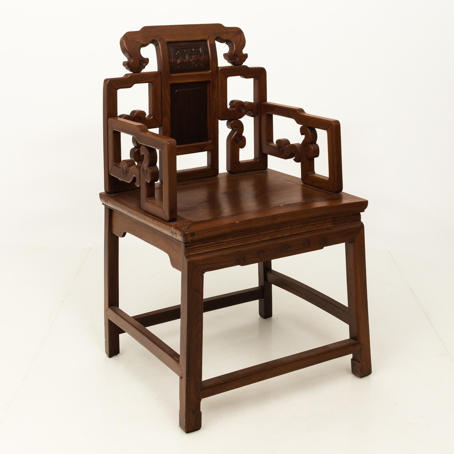 Wood Traditional Chinese Alter Chairs