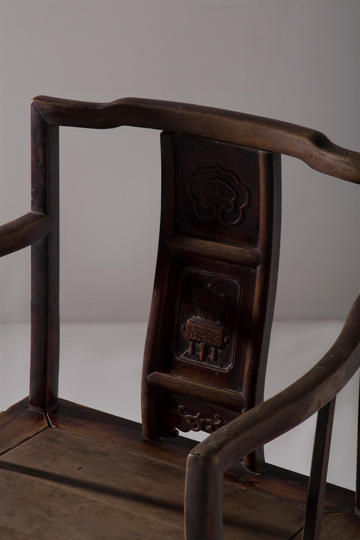 Traditional Chinese Chair in Ming Style In condizioni discrete in vendita a Milano, IT