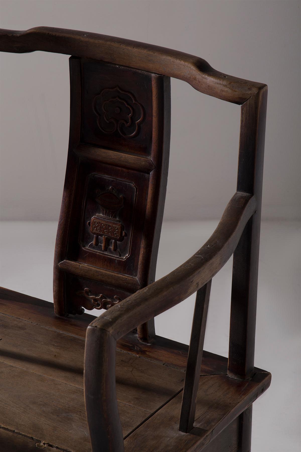 Early 20th Century Traditional Chinese Chair in Ming Style in vendita