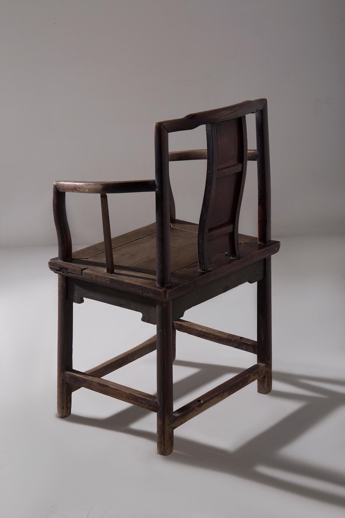 Traditional Chinese Chair in Ming Style in vendita 3