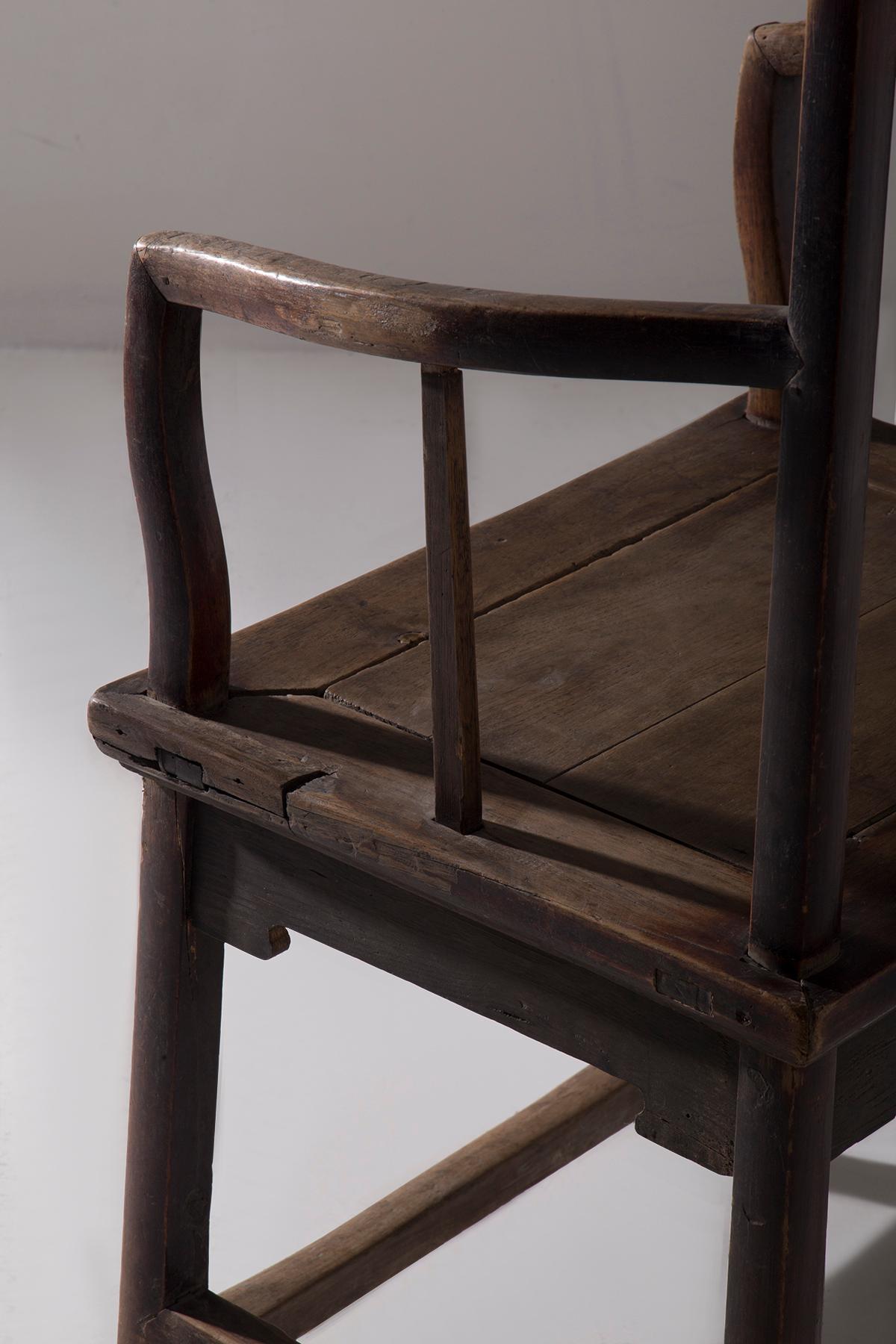 Traditional Chinese Chair in Ming Style in vendita 4
