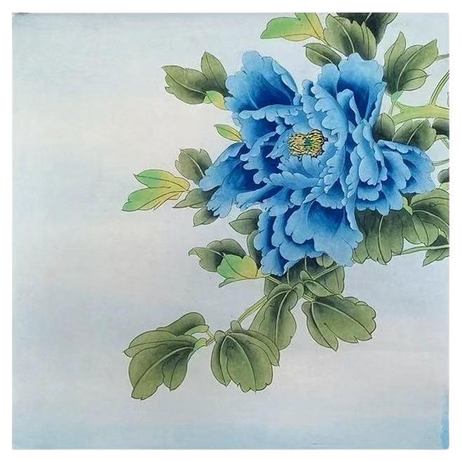 Traditional Chinese Classic Flowers Ink Hand Painting