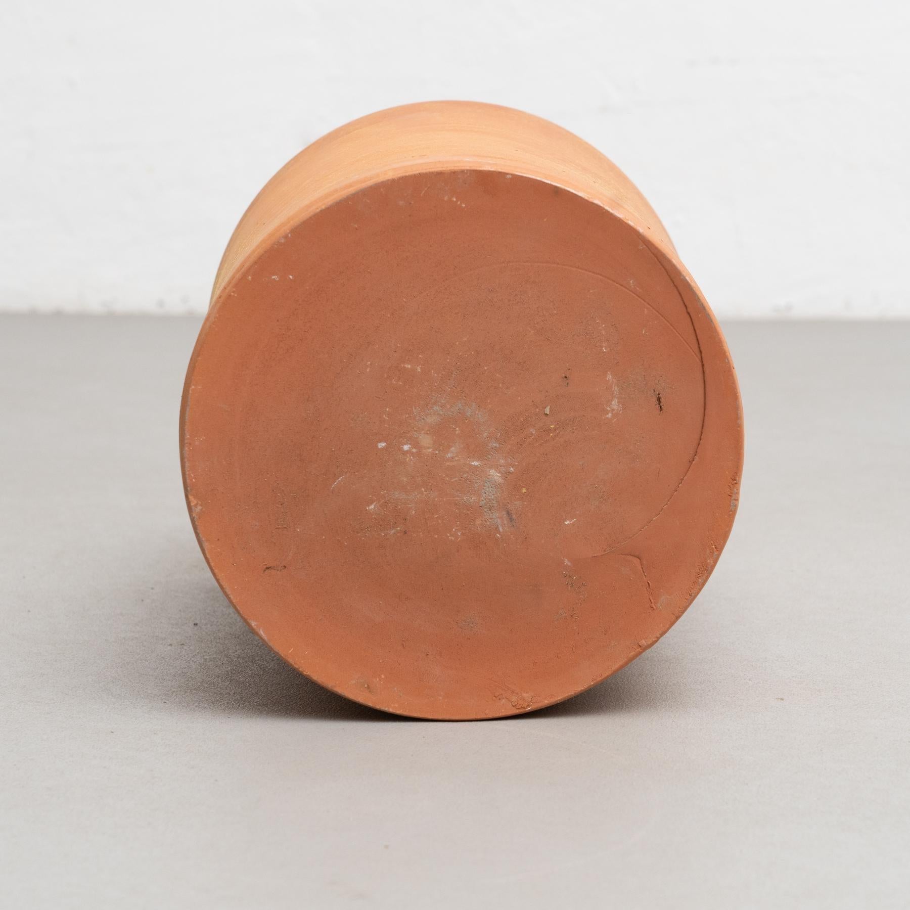 Traditional Clay Planter, circa 1960 4