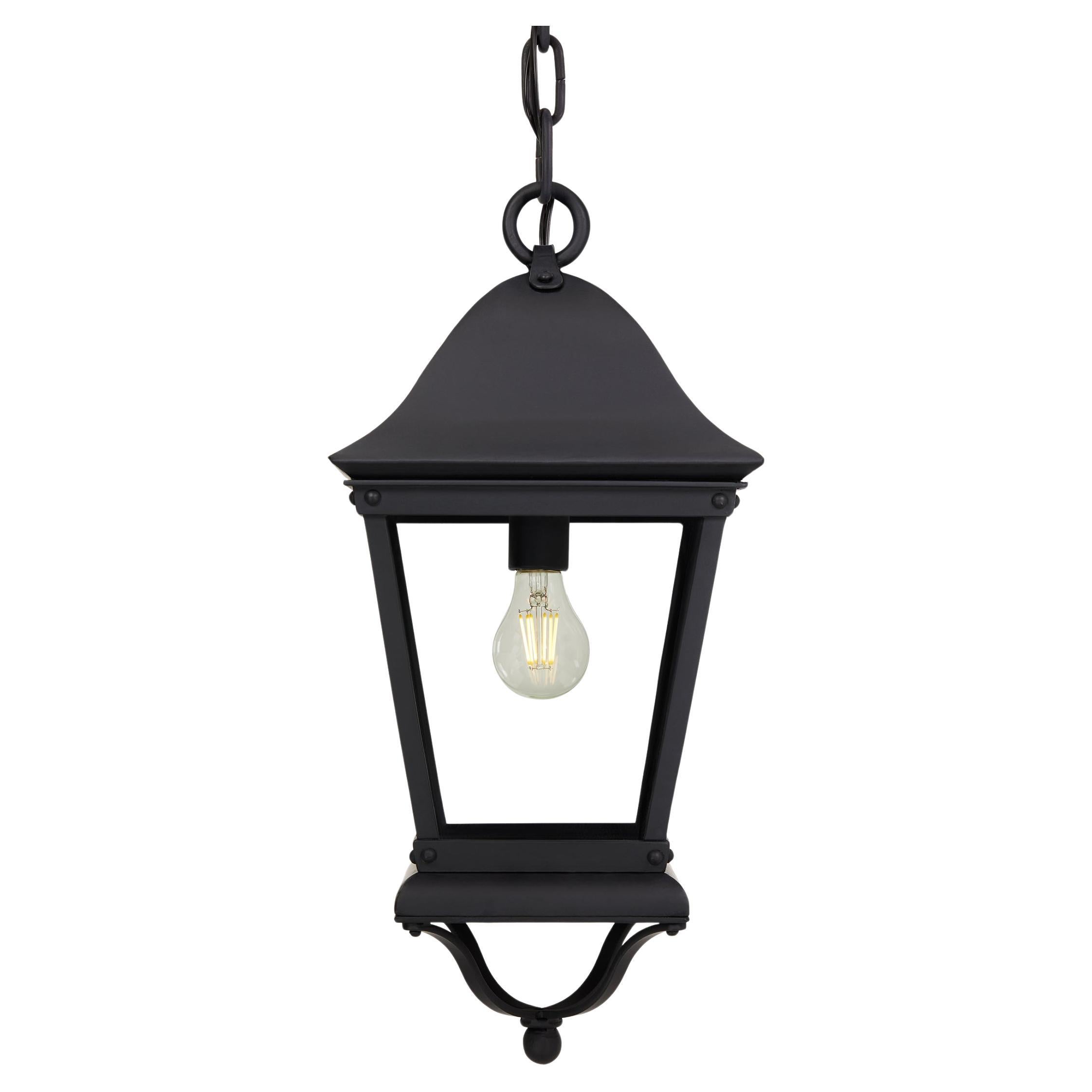 Lanterna a sospensione Coloni tradizionale, illuminazione per esterni fatta a mano