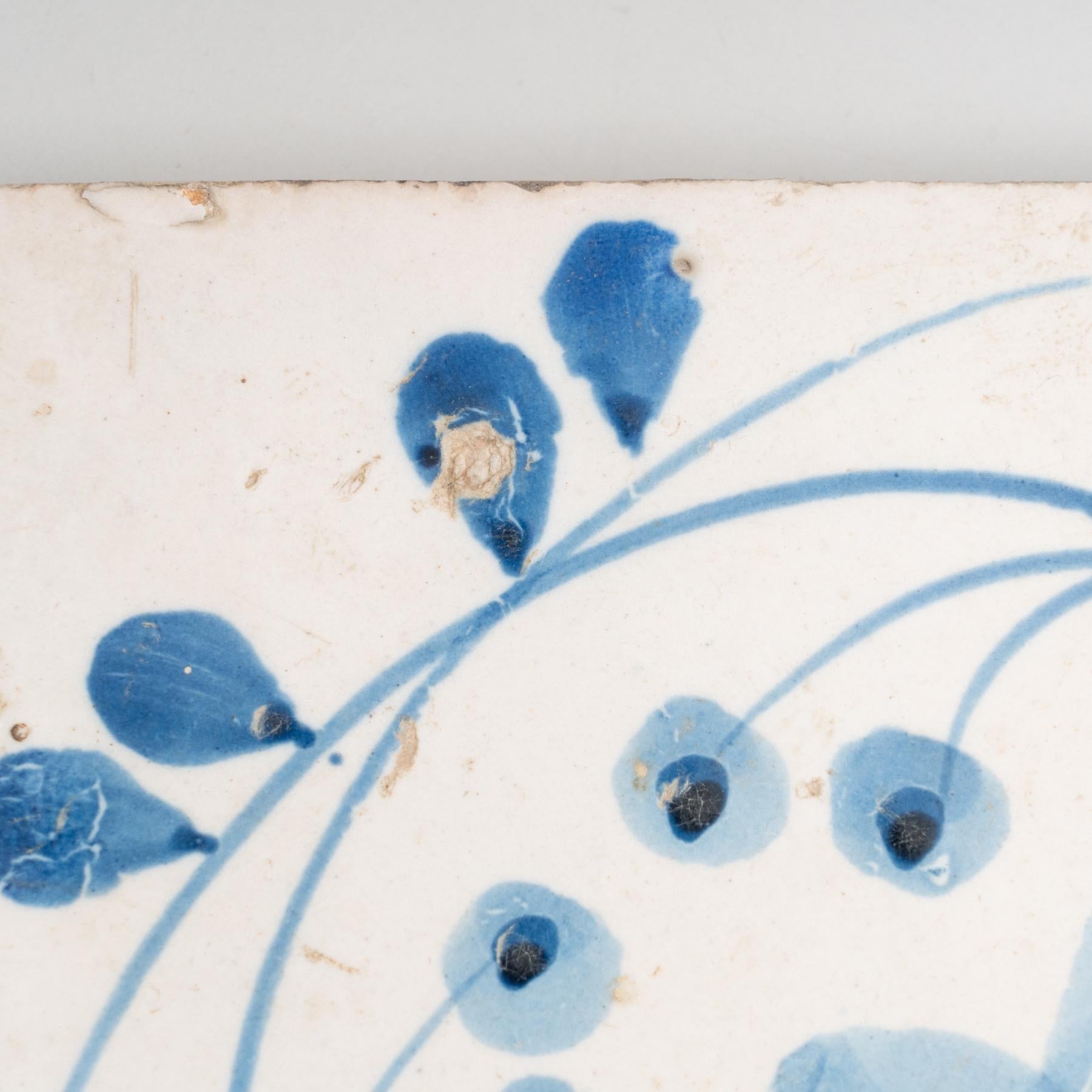 Traditional Decorative Modernist Ceramic Spanish Tile, circa 1940 For Sale 7