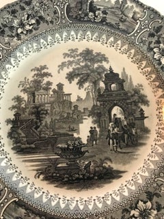 Traditional Decorative Transferware Plate