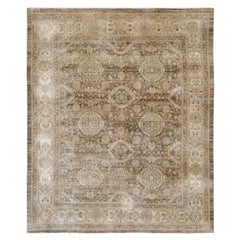 Tapis traditionnel vieilli ton sur ton 11'5''x13'9''