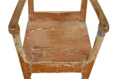 Traditioneller schwedischer kleiner Sessel aus dem frühen 19. Jahrhundert