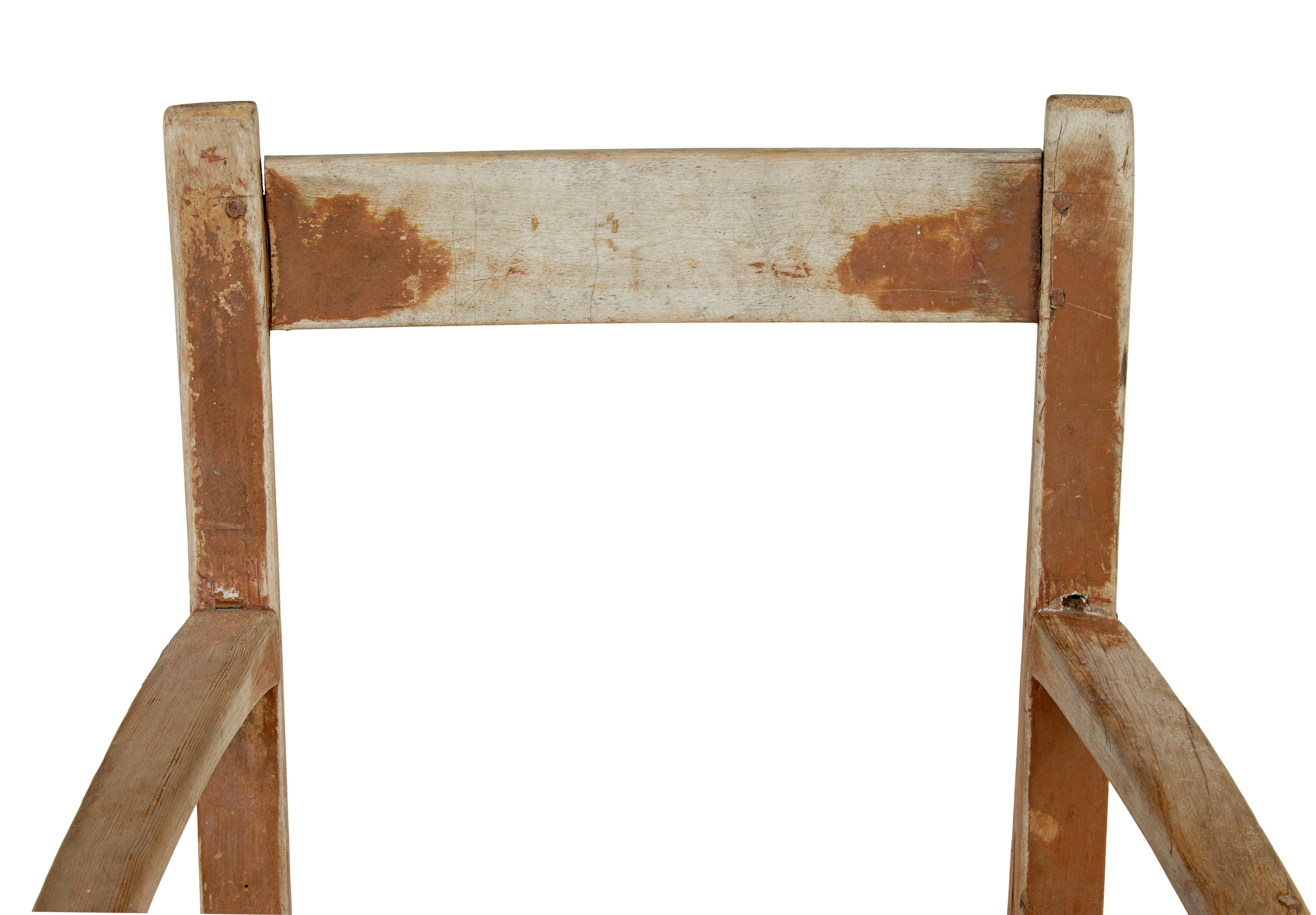 Gustavian Traditional early 19th century Swedish small armchair For Sale