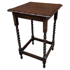 Table d'appoint traditionnelle anglaise Barley Twist