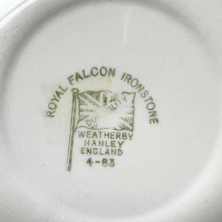 American Classical Traditional English Ceramic Horse Trinket Dish - Royal Falcon Ironstone 