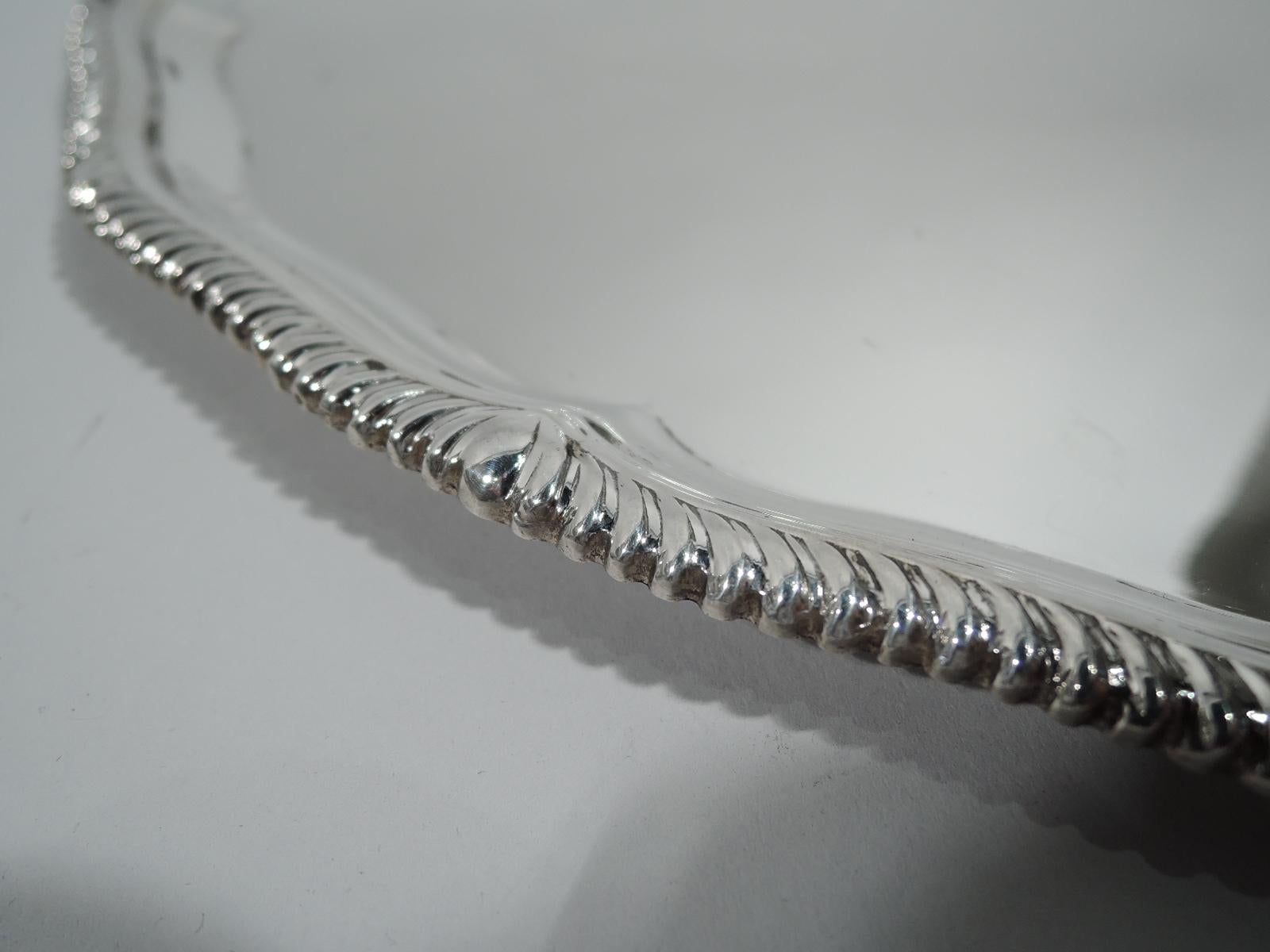 Mid-20th Century Traditional English Neoclassical Sterling Silver Tray