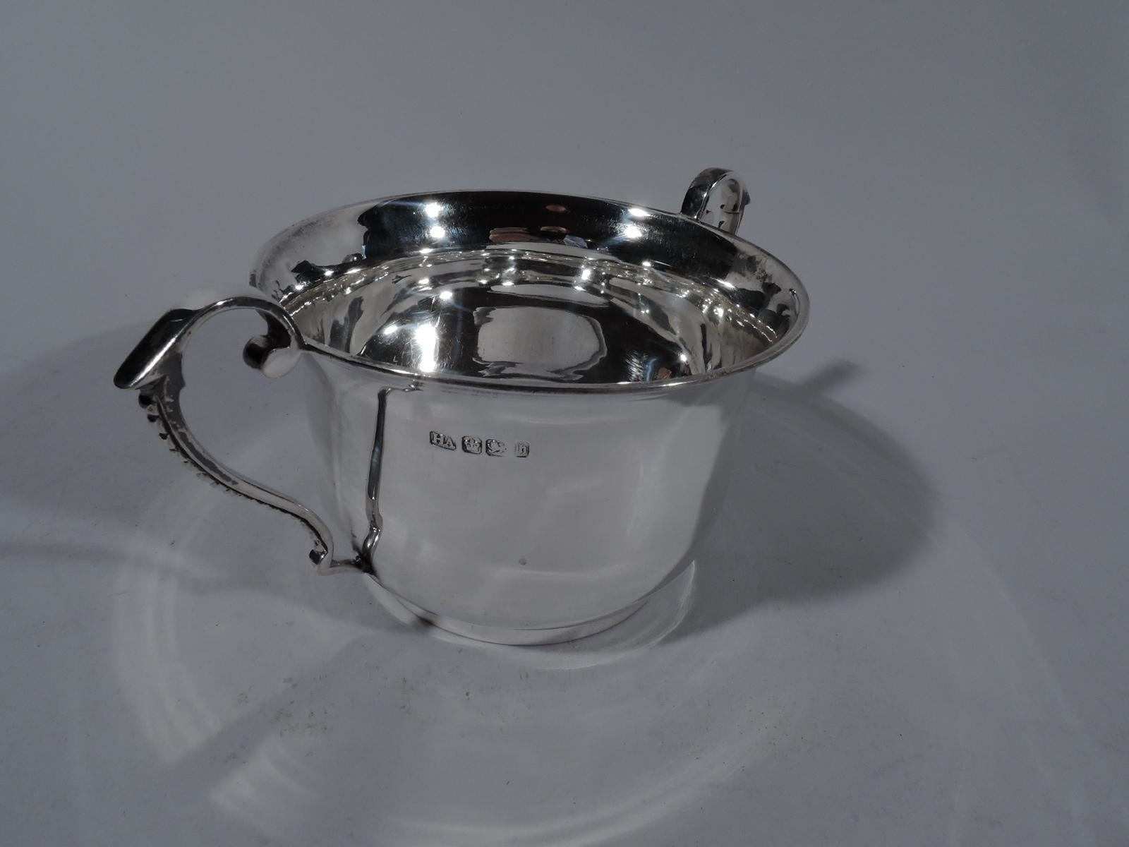 Georgian Traditional English Sterling Silver Two-Handled Cup