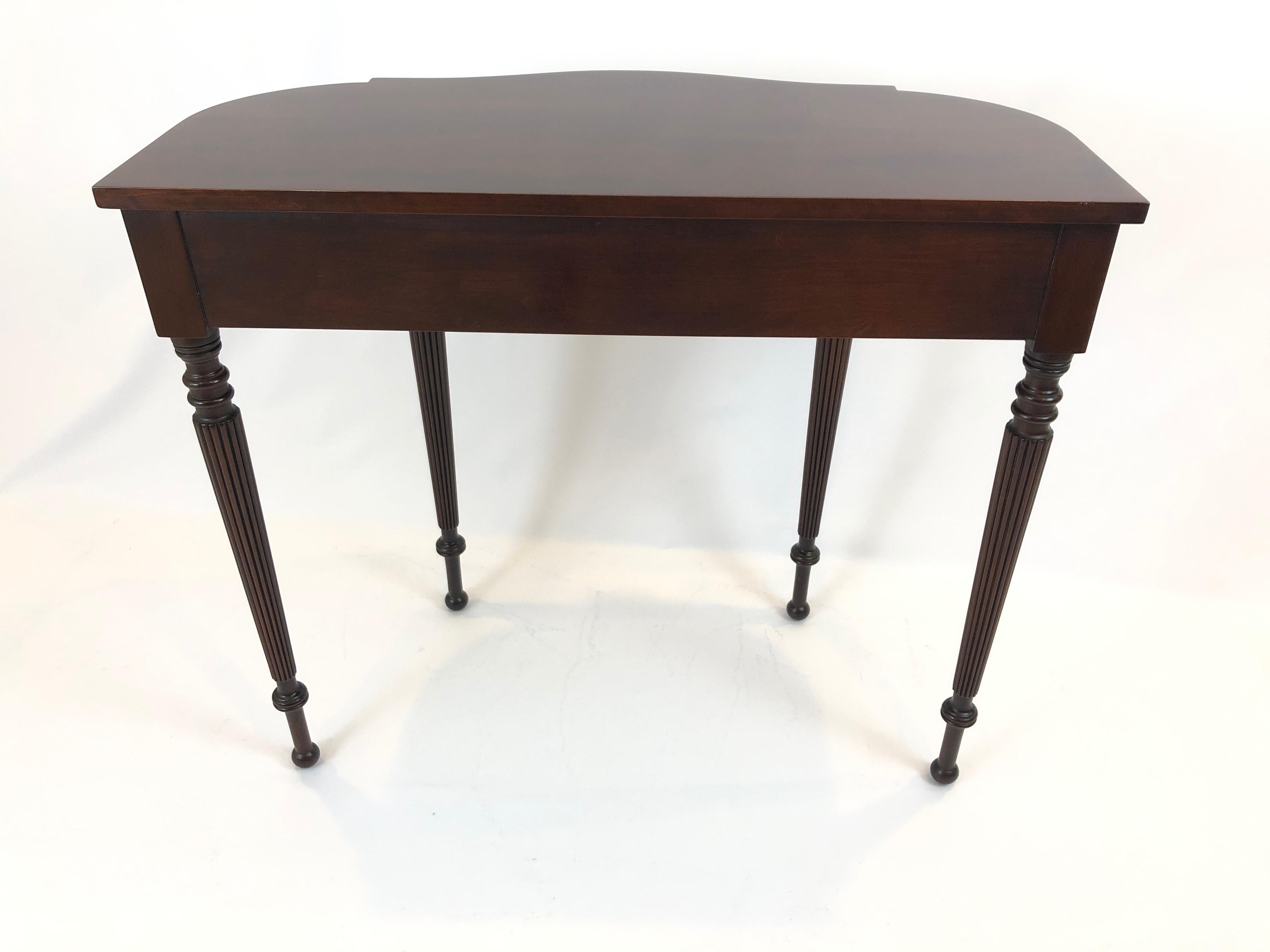 Traditional Federal Style Cherry Console Table 2