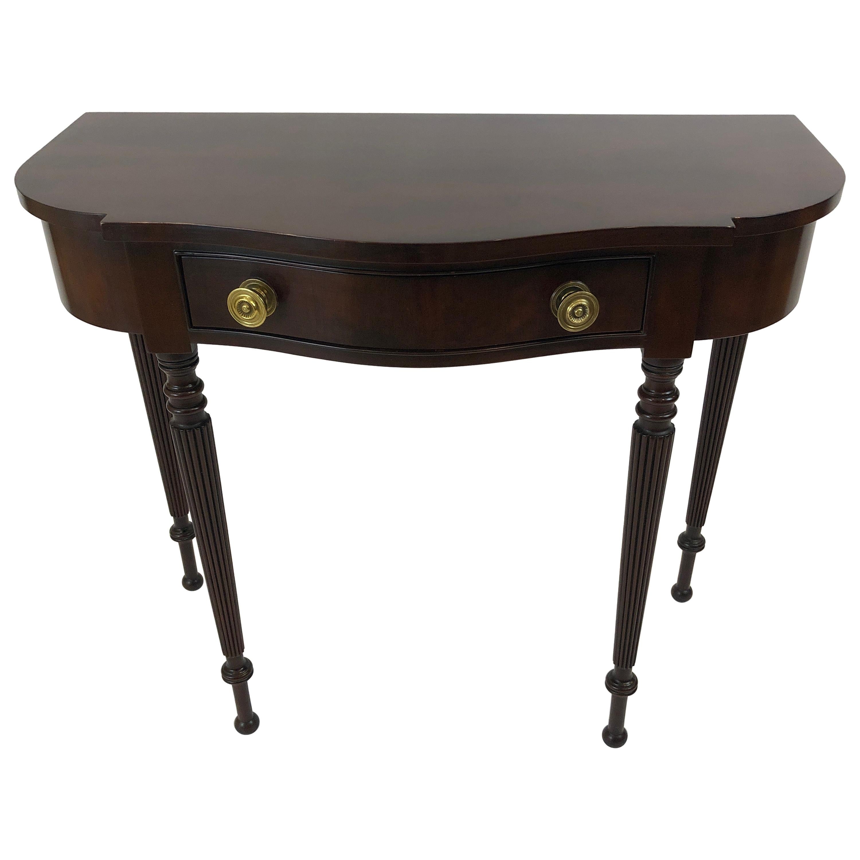 Traditional Federal Style Cherry Console Table