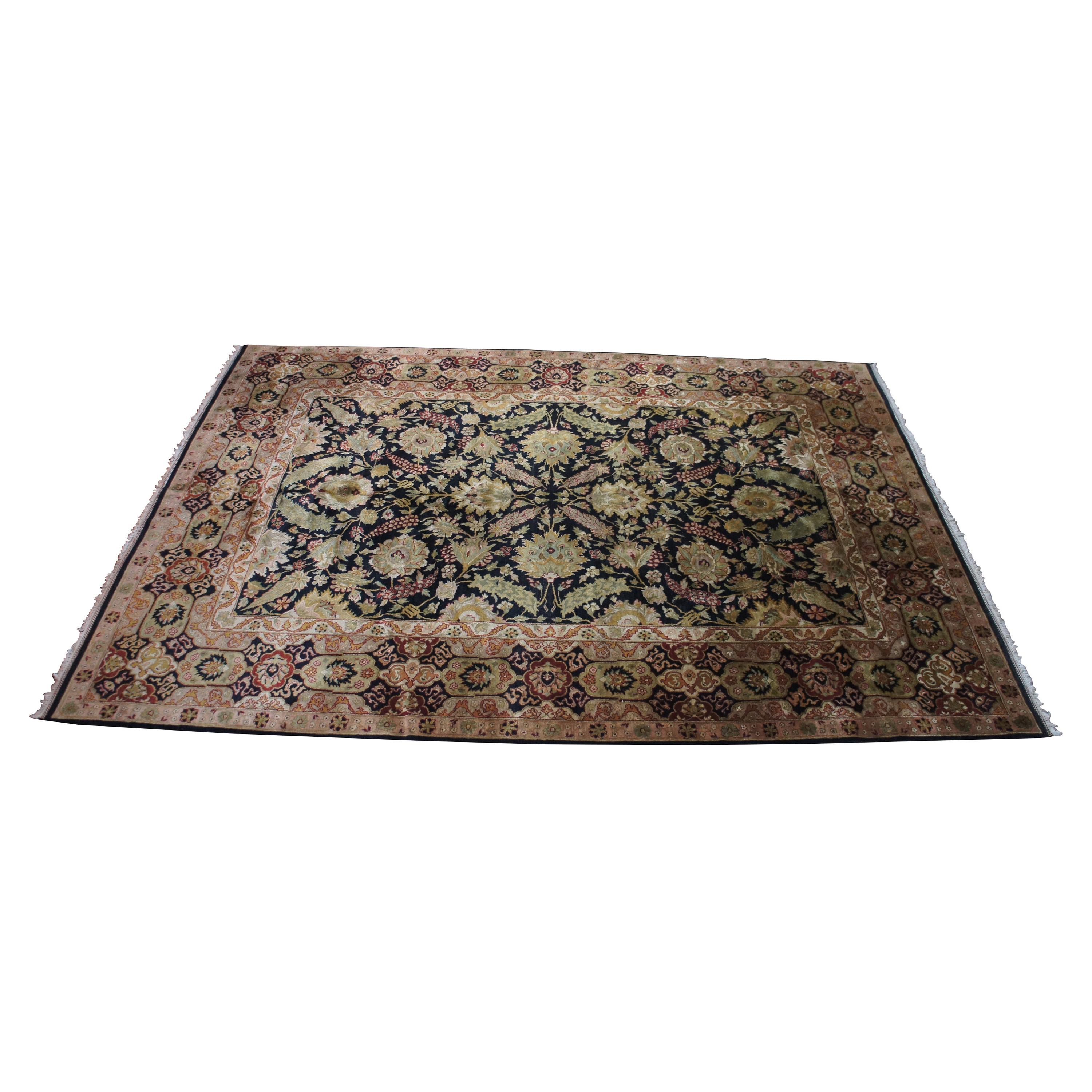 Traditional Floral Area Rug Carpet For Sale