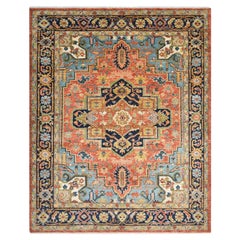 Traditional Floral Hand Made Red Area Rug 10' 0" x 14' 0"