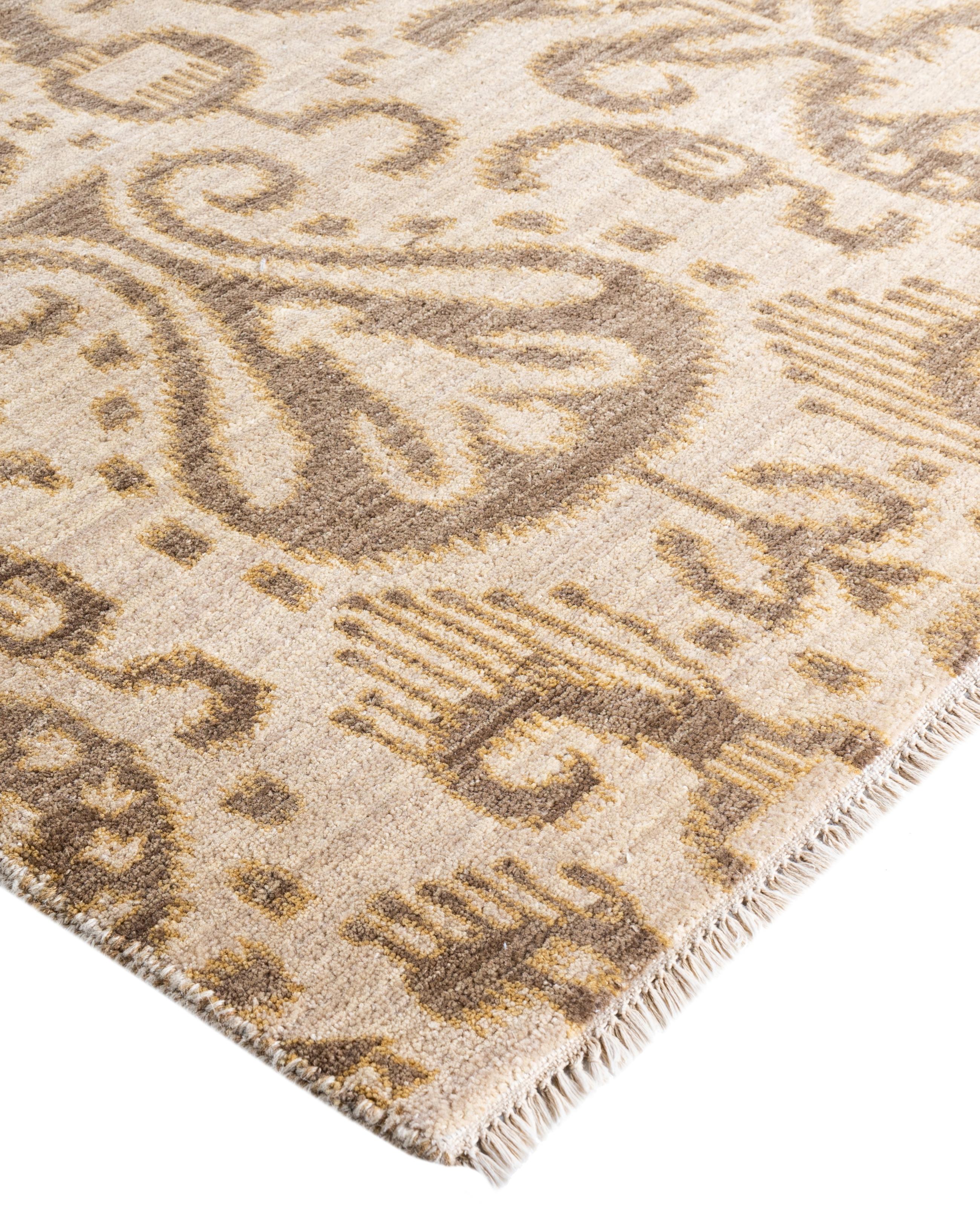 Kazak rugs have been sought after for generations, their unique design aesthetic a captivating combination of tribal history and geographic influence. Intricately hand-knotted from wool, the medallions, allover patterns, and central design reflect