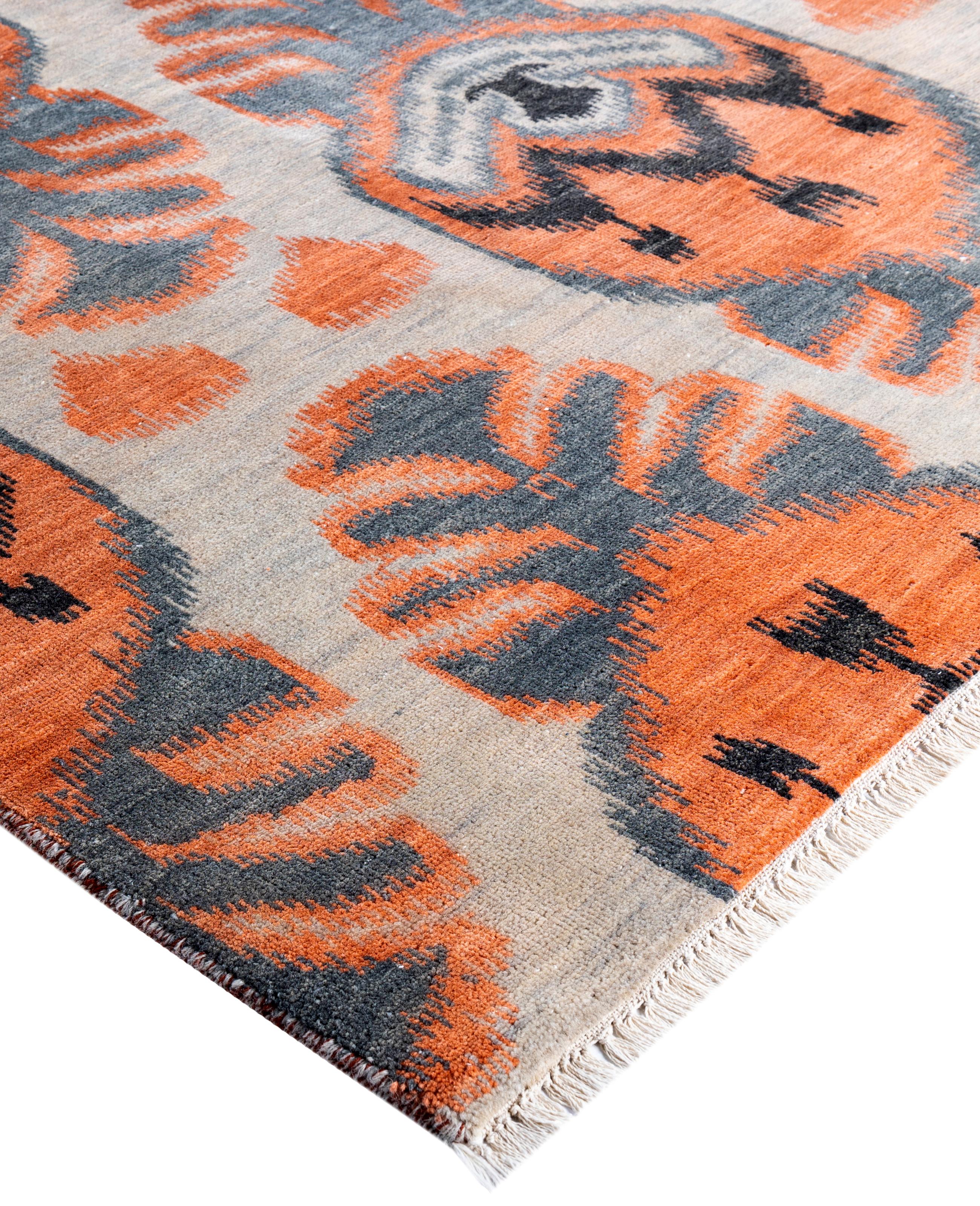 Kazak rugs have been sought after for generations, their unique design aesthetic a captivating combination of tribal history and geographic influence. Intricately hand-knotted from wool, the medallions, allover patterns, and central design reflect