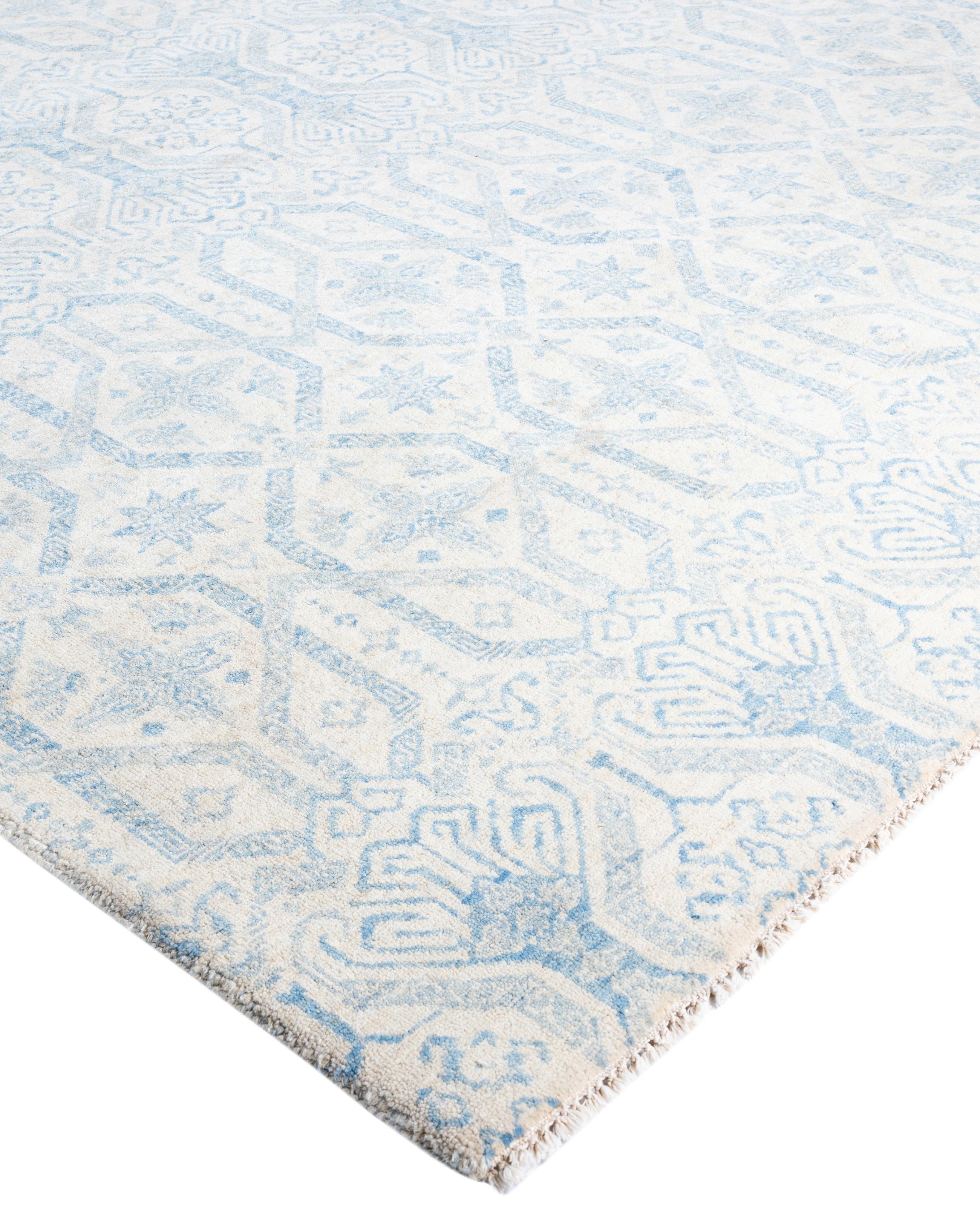 Kazak rugs have been sought after for generations, their unique design aesthetic a captivating combination of tribal history and geographic influence. Intricately hand-knotted from wool, the medallions, allover patterns, and central design reflect