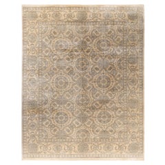 Traditional Floral Wool Hand Knots Rugs avorio 9' 3" x 11' 9"