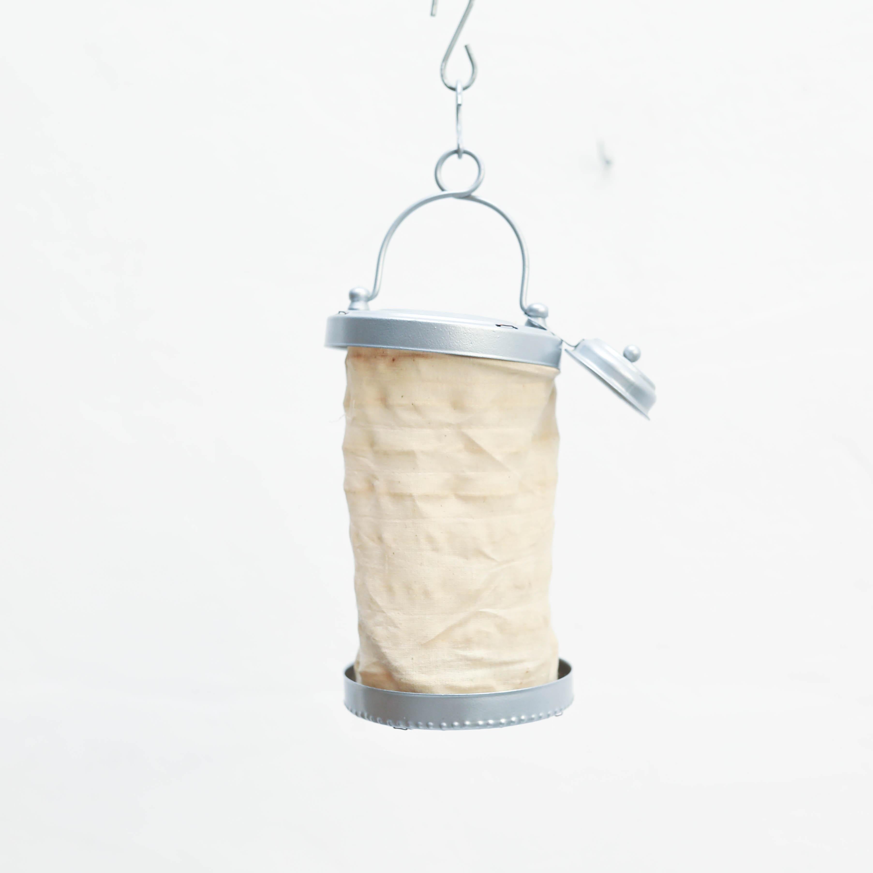 Traditional Folding Metal Lantern, circa 1940 For Sale 5