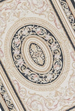17th Century Style French Aubusson Flat-Weave Rug 10'9 x 16'1