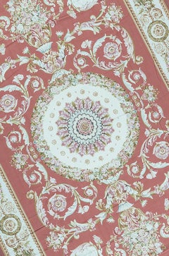 17th Century Traditional French Aubusson Style Flat-Weave Rug