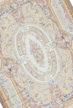 17th Century Traditional French Aubusson Style Flat-Weave Rug
