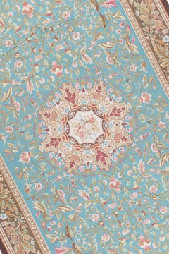 17th Century Traditional French Aubusson Style Flat-Weave Rug
