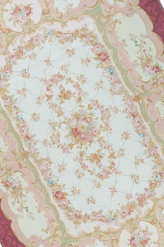 Traditioneller Flachgewebeteppich im französischen Aubusson-Stil aus dem 17. Jahrhundert