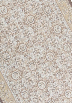 17th Century Traditional French Aubusson Style Flat-Weave Rug