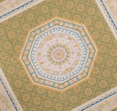 17th Century Traditional French Aubusson Style Flat-Weave Rug