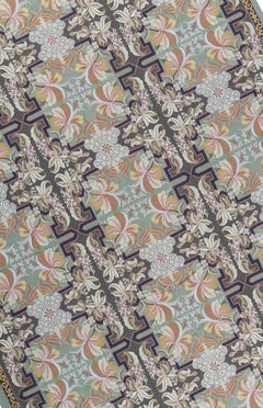 17th Century Traditional French Aubusson Style Flat-Weave Rug