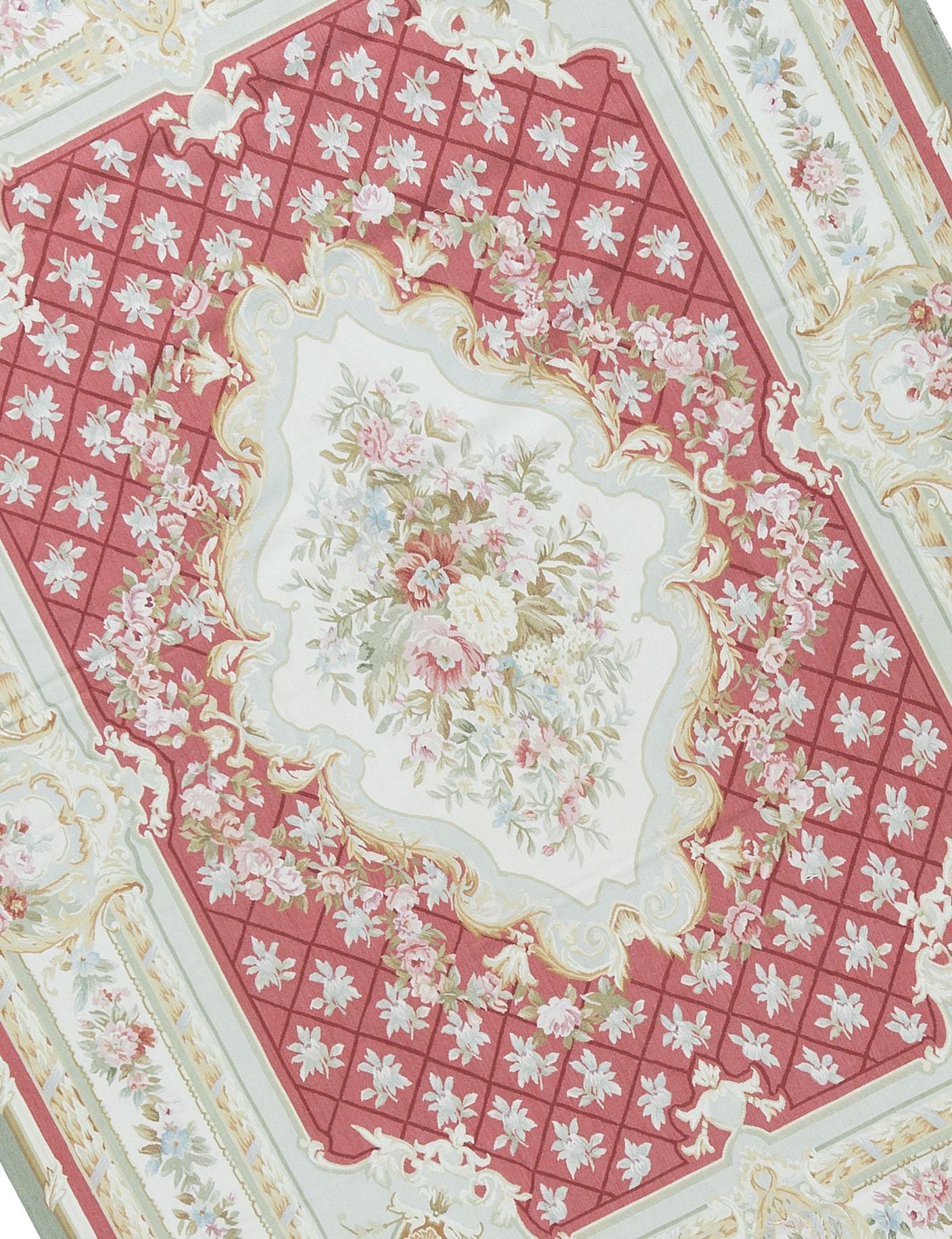 rench flat-weave Aubusson rugs that have been found in the finest homes and palaces since the late 17th century. Size: “x”.