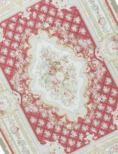 17th Century Traditional French Aubusson Style Flat-Weave Rug