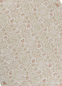 17th Century Traditional French Aubusson Style Flat-Weave Rug