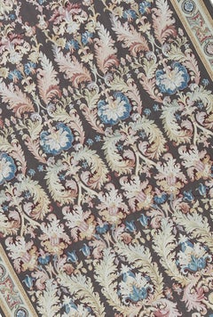 17th Century Traditional French Aubusson Style Flat-Weave Rug