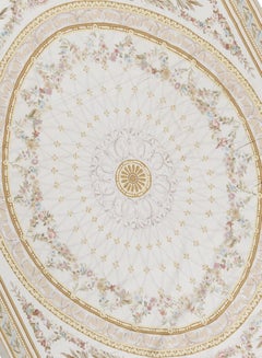 Traditioneller französischer Flachgewebeteppich im Aubusson-Stil des 17. Jahrhunderts