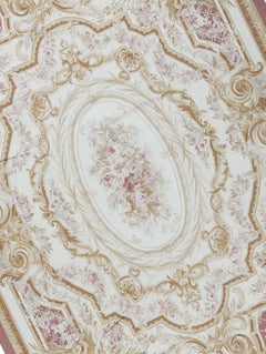 17th Century Traditional French Aubusson Style Flat-Weave Rug