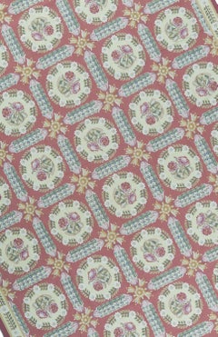 17th Century Traditional French Aubusson Style Flat-Weave Rug
