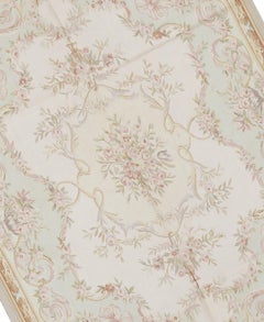 Traditioneller Flachgewebeteppich im französischen Aubusson-Stil aus dem 17. Jahrhundert