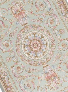 17th Century Traditional French Aubusson Style Flat-Weave Rug