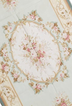 17th Century Traditional French Aubusson Style Flat-Weave Rug