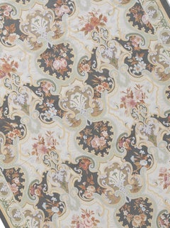17th Century Traditional French Aubusson Style Flat-Weave Rug