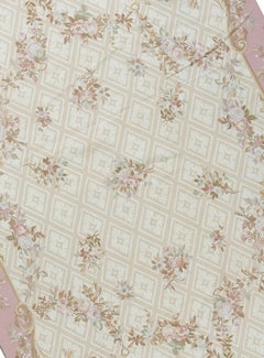 17th Century Traditional French Aubusson Style Flat-Weave Rug