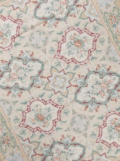 17th Century Traditional French Aubusson Style Flat-Weave Rug