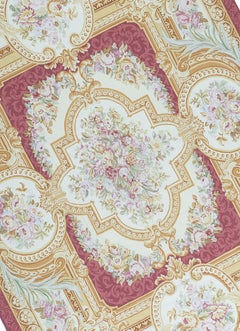 Traditioneller Flachgewebeteppich im französischen Aubusson-Stil aus dem 17. Jahrhundert