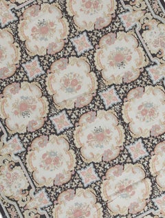 17th Century Traditional French Aubusson Style Flat-Weave Rug