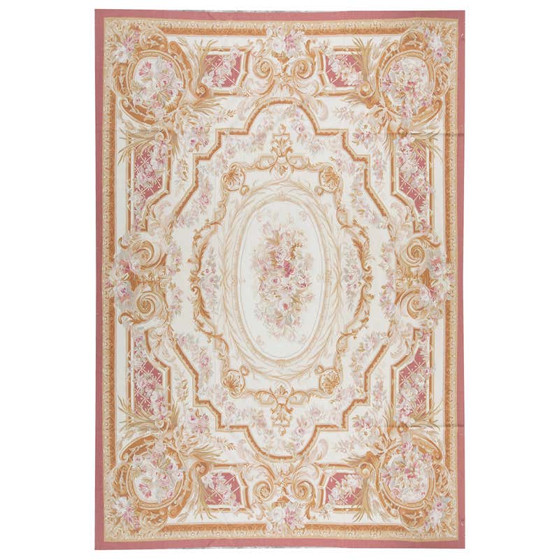 17th Century Traditional French Aubusson Style Flat-Weave Rug For Sale ...